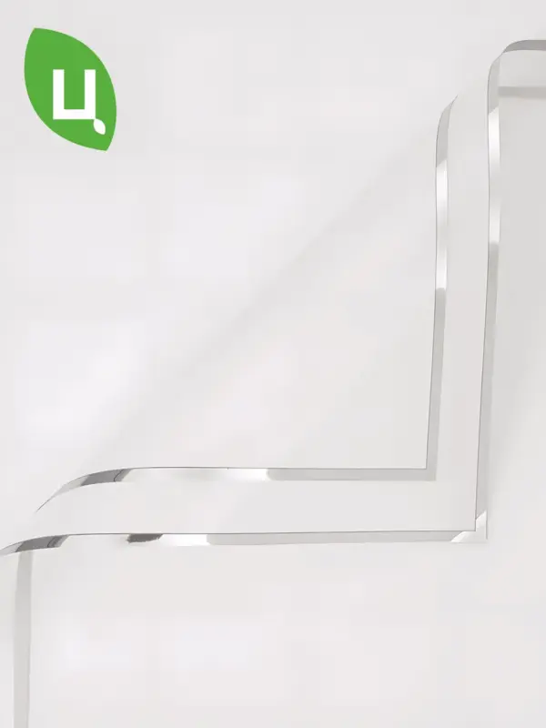 Пленка подарочная с каймой серебро 57*57 см 20 шт