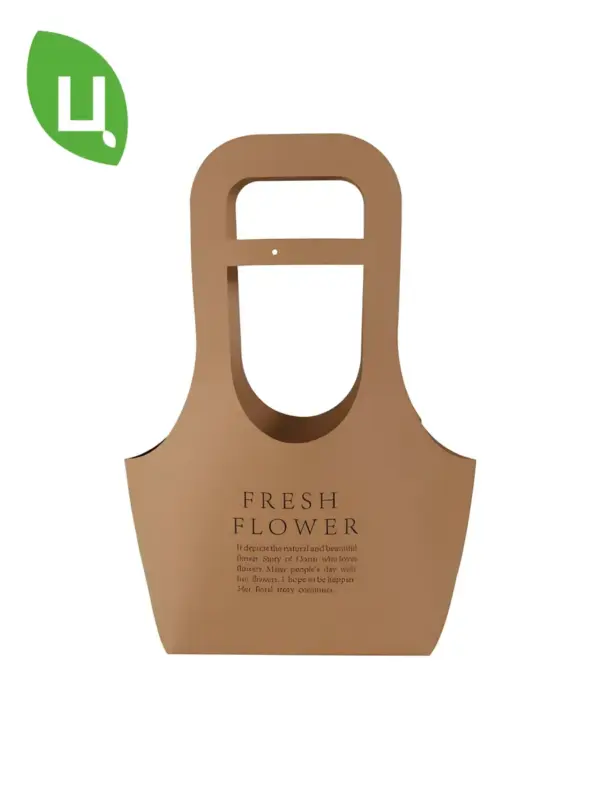 Сумка подарочная плайм пакет 17*7,5*32,5 см 10 шт корич