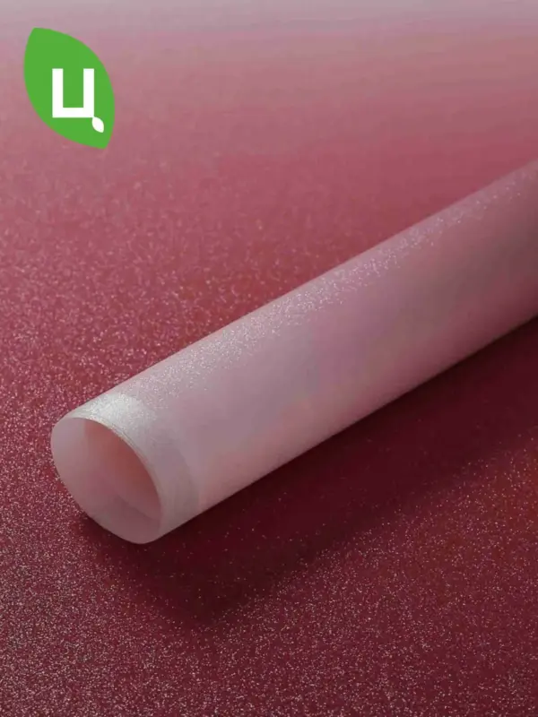 Плёнка подарочная 58*58 см Сияй красная