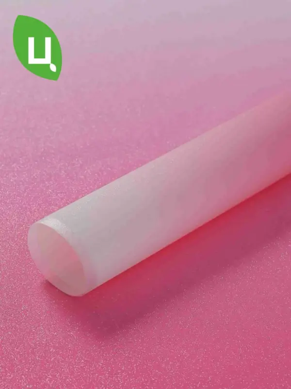 Плёнка подарочная 58*58 см Сияй розовая