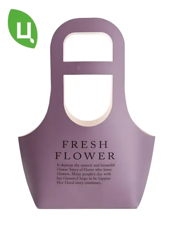 Сумка подарочная плайм пакет 22*10*40 см 10 шт фиолетовая