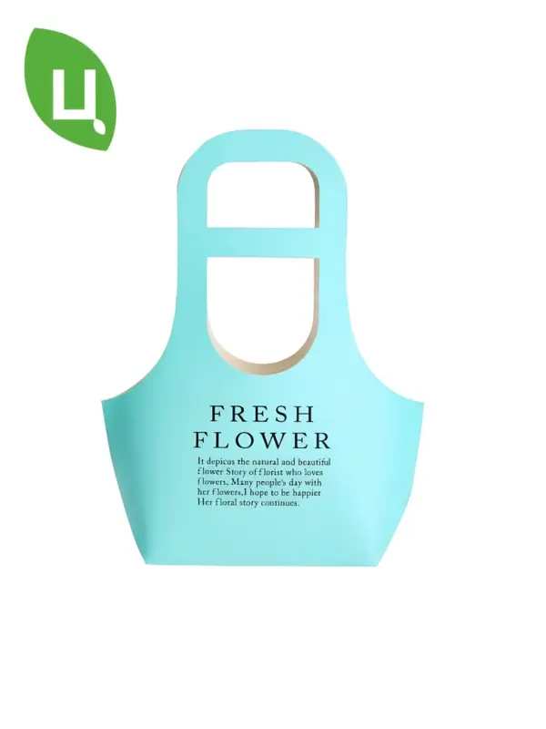 Сумка подарочная плайм пакет 17*7,5*32,5 см 10 шт голубая