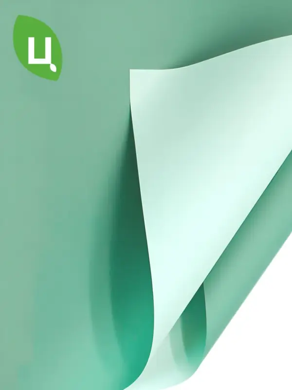 Пленка матовая двухцветная гол/серо-зел 57*57 см