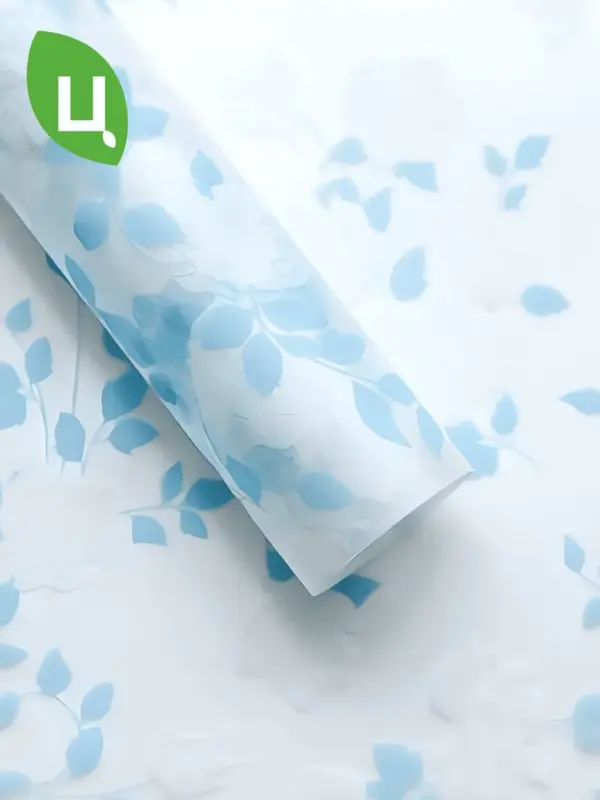 Бумага упаковочная Ульсан Голубой 56*56см 20 шт