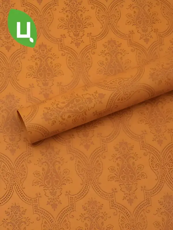 Упаковочная бумага (пленка) 56*56 см оранжев 052- 20 шт/уп