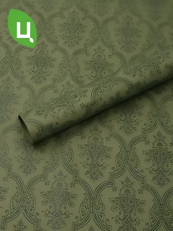 Упаковочная бумага (пленка) 56*56 см зеленая 091 - 20 шт/уп