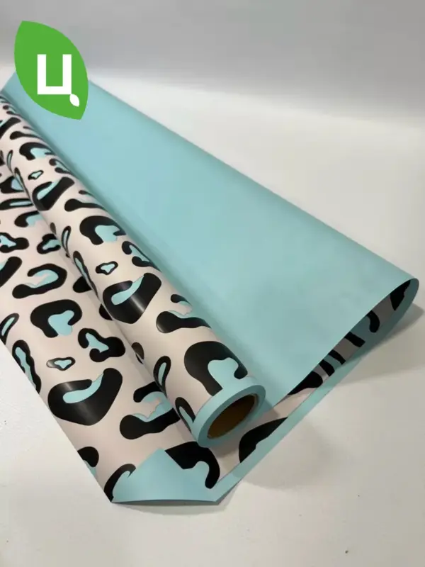 Упаковочная бумага (пленка) 50см*10м 50мкр. "ЛЕО" тиффани