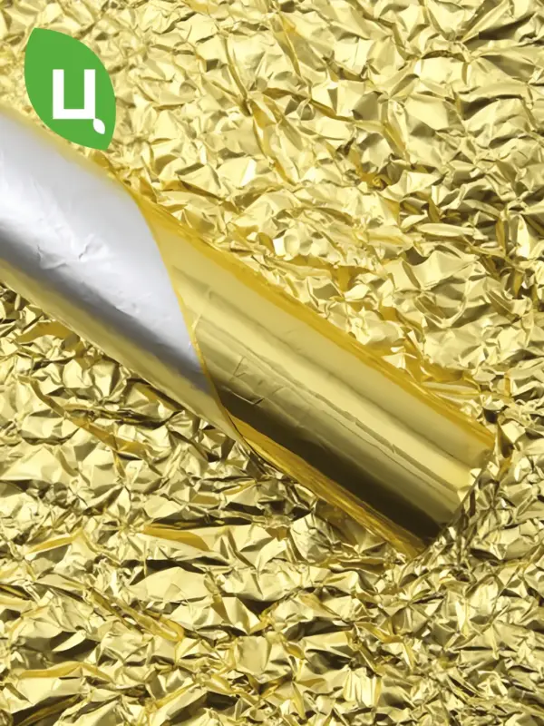 Бумага упаковочная Вуси Золото 45см 8ярд