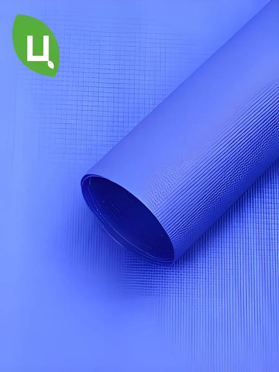 Пленка (бумага) упаковочная 60*60 см 20 листов синяя 102