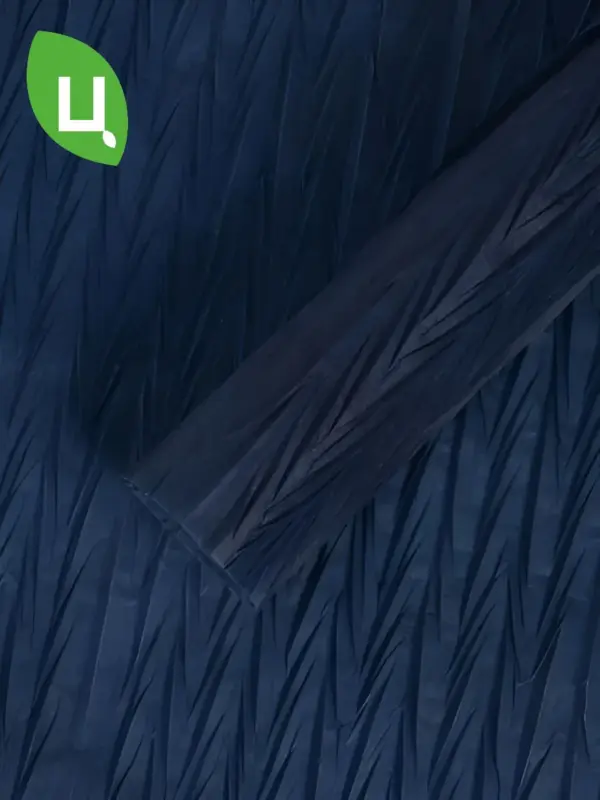 Пленка подарочная матовая 55*42 см 5 листов гофра синяя