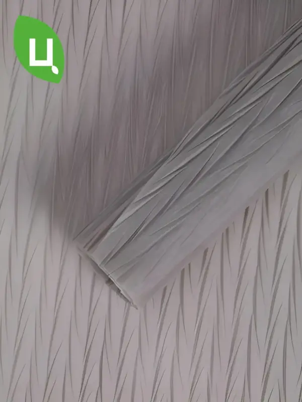 Пленка подарочная 55*42 см 5 листов гофра темно-серая