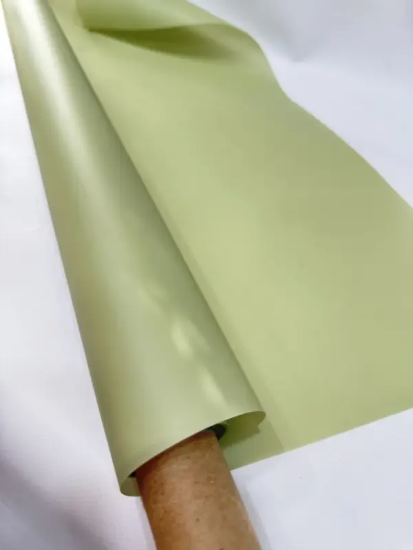 Пленка подарочная матовая зелено-голубая 60см*10м