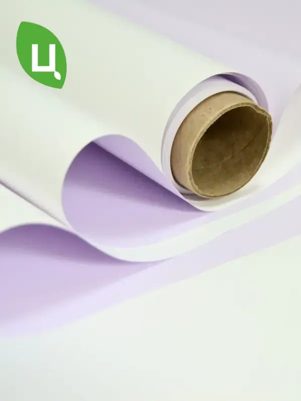 Упаковочная бумага плотная 10м*0,6м двусторонняя бело-сир