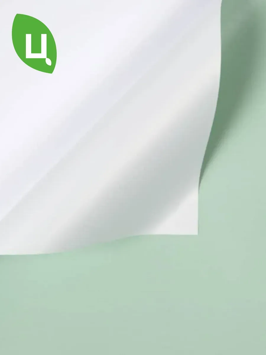 Пленка МАТОВАЯ ДВУХЦВЕТНАЯ белый/Олив 60см*10м