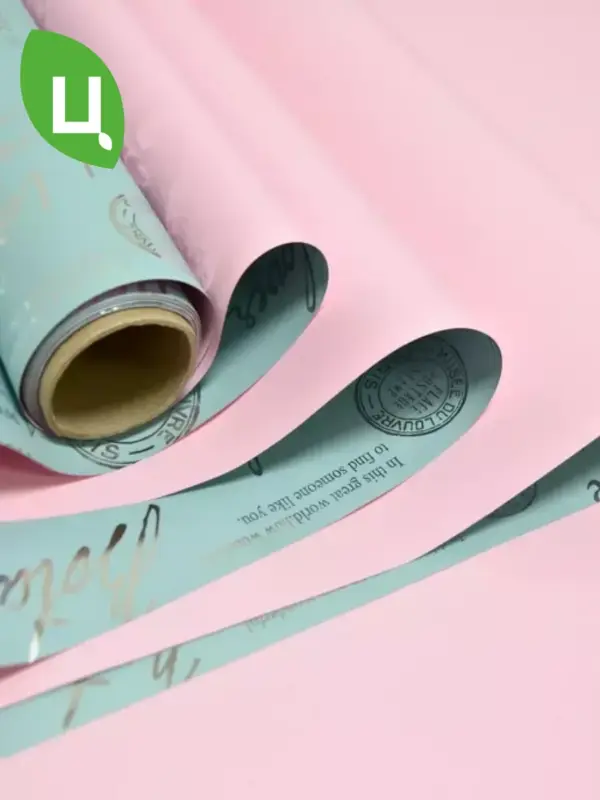 Пленка Матовая Good Luck Нежно Розовая + Копен 10*0,6м