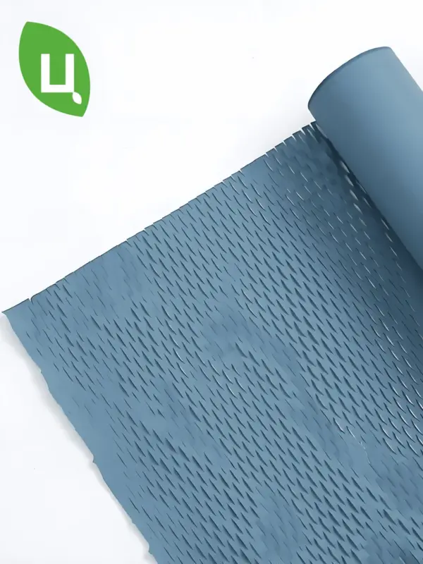 Пленка подарочная для цветов Соты Темно-синий 50 см*8 ярд