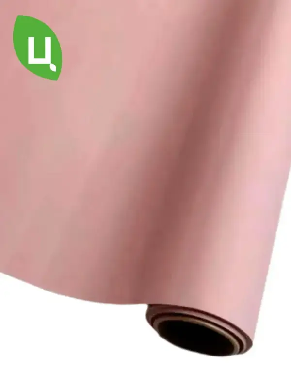 Бумага подарочная Матовая кофе с молоком 58см*15м 50мкр