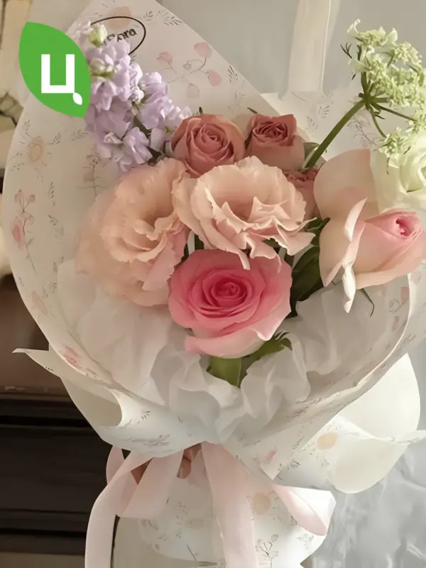 Бумага упаковочная Сувон светло-желтый 50см*58см 15 шт