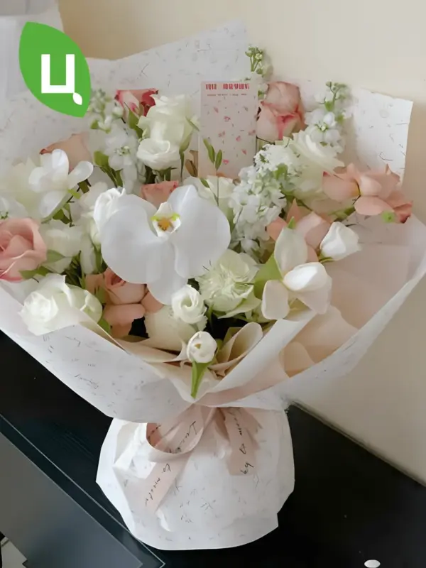 Бумага упаковочная Сувон белый 50см*58см 15 шт