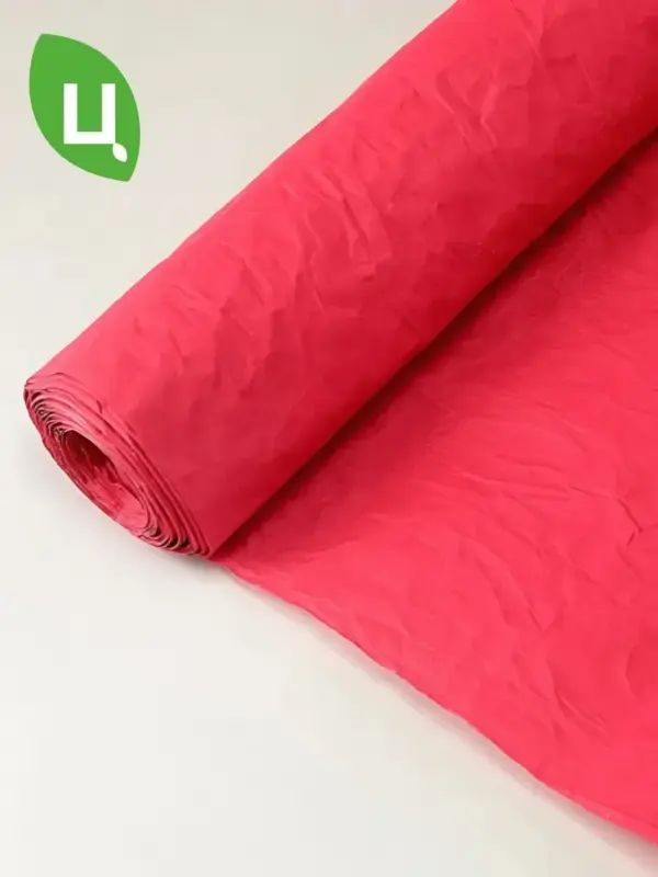 Бумага упаковочная эколюкс жатая темно-малин 700мм 5м