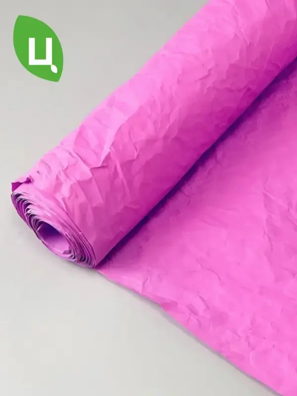 Бумага упаковочная эколюкс жатая Лаванда 700мм 5м