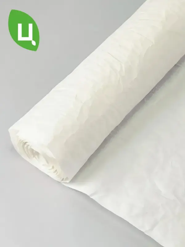 Бумага упаковочная эколюкс жатая Белый 700мм 5м