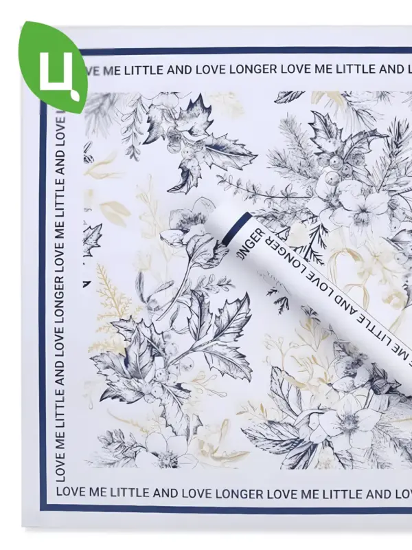 Бумага упаковочная Тэджон Белый 58*58см 20 шт