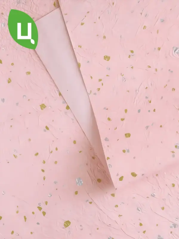 Бумага упаковочная Сучжоу розовый 38*59см 5шт