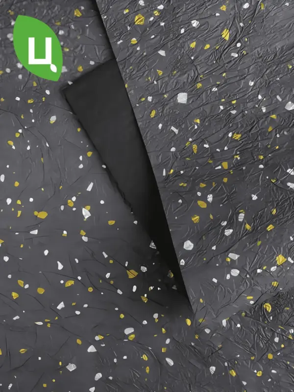 Бумага упаковочная Сучжоу Серый 38*59см 5шт