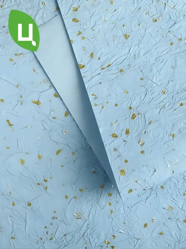 Бумага упаковочная Сучжоу Синий 38*59см 5шт