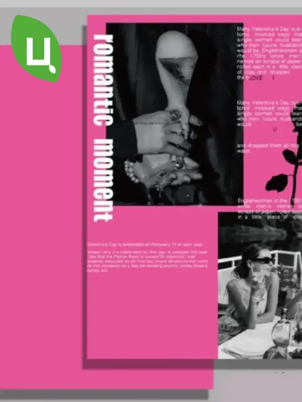 Упаковочная бумага (пленка) Romantic малиновая 38*50 см