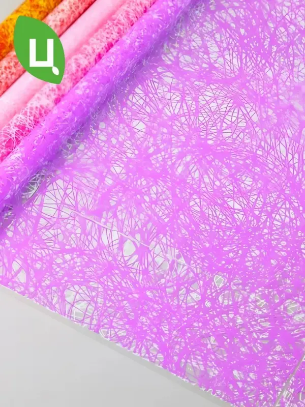 Пленка Коллекция ПАУТИНКА фиолетовый 700мм/200