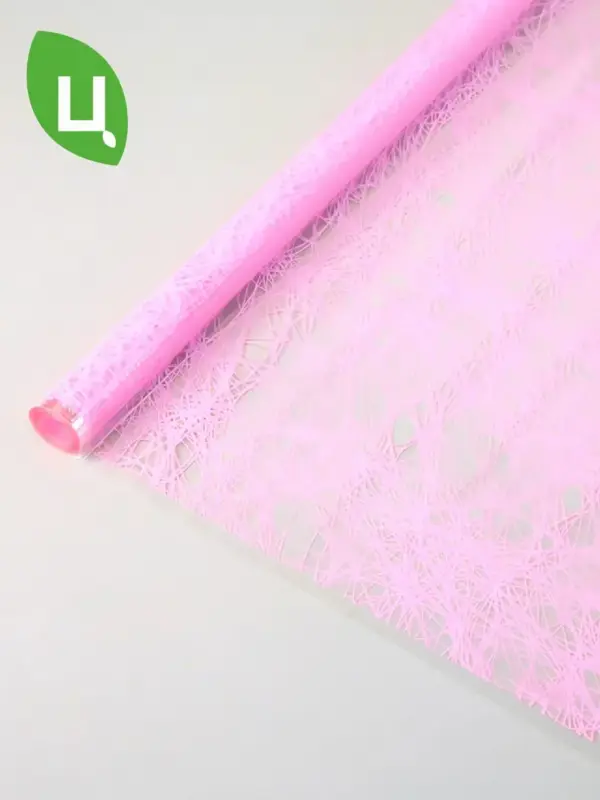 Пленка Коллекция ПАУТИНКА розовый 700мм/200