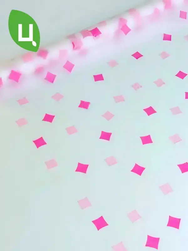 Плёнка матовая Bubnya Розовый+Я розовый 700мм/200