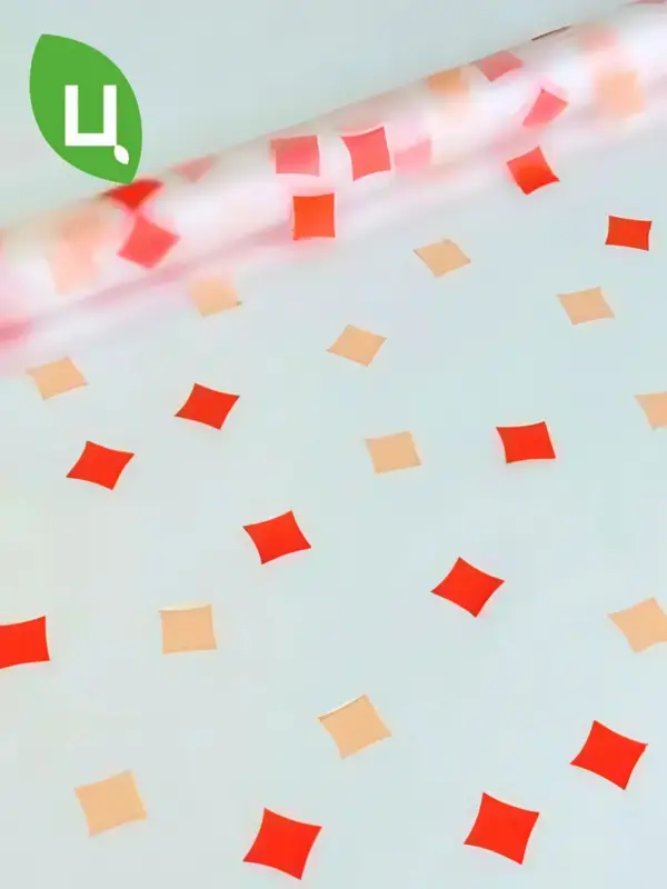 Плёнка матовая Bubnya Персик+Оранж 700мм/200