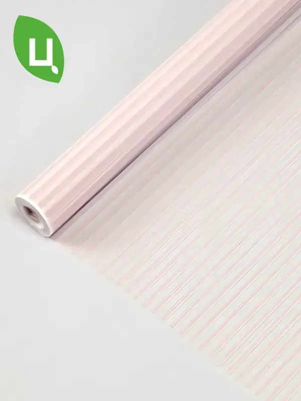 Пленка МАТОВАЯ ПОЛОСКА пудра 700мм/200 Россия