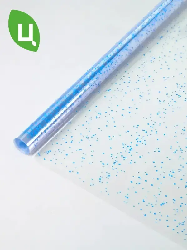 Пленка упаковочная КРУПА голубой 700мм/200