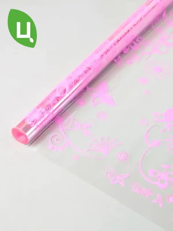 Пленка упаковочная САБИНА розовый 700мм/200