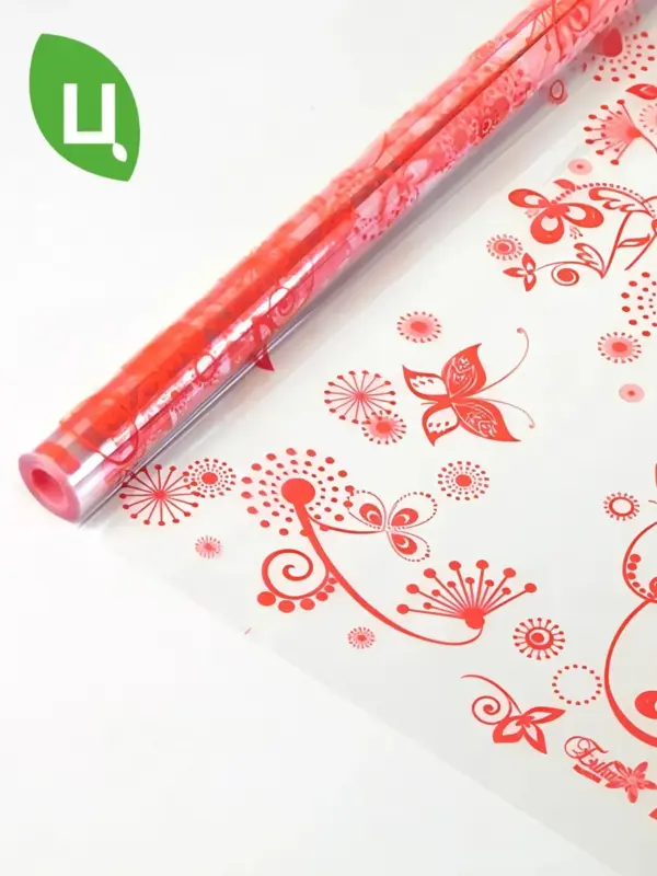 Пленка упаковочная САБИНА красный 700мм/200