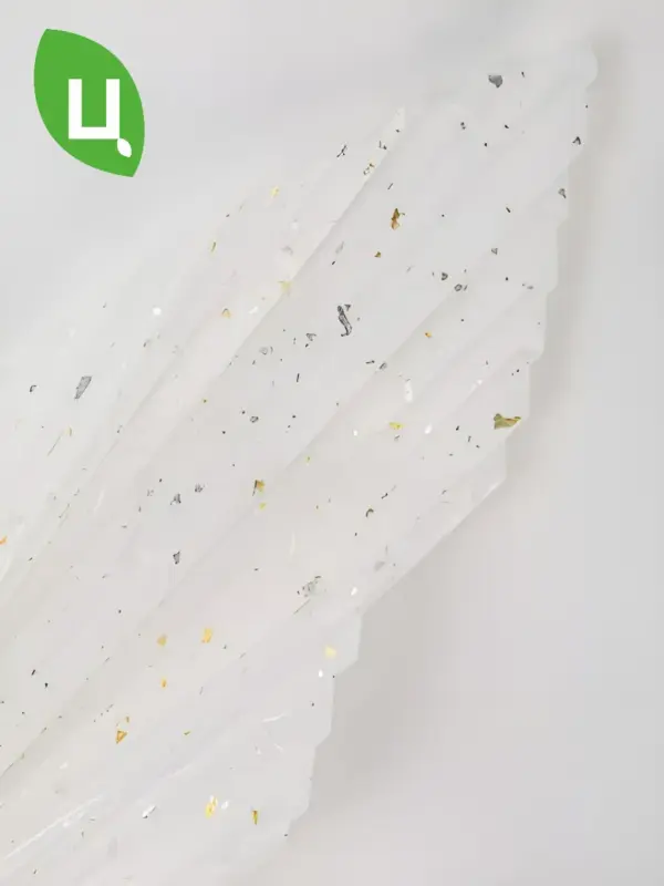 Пленка подарочная 84*70 см 5 листов белая мерцающая