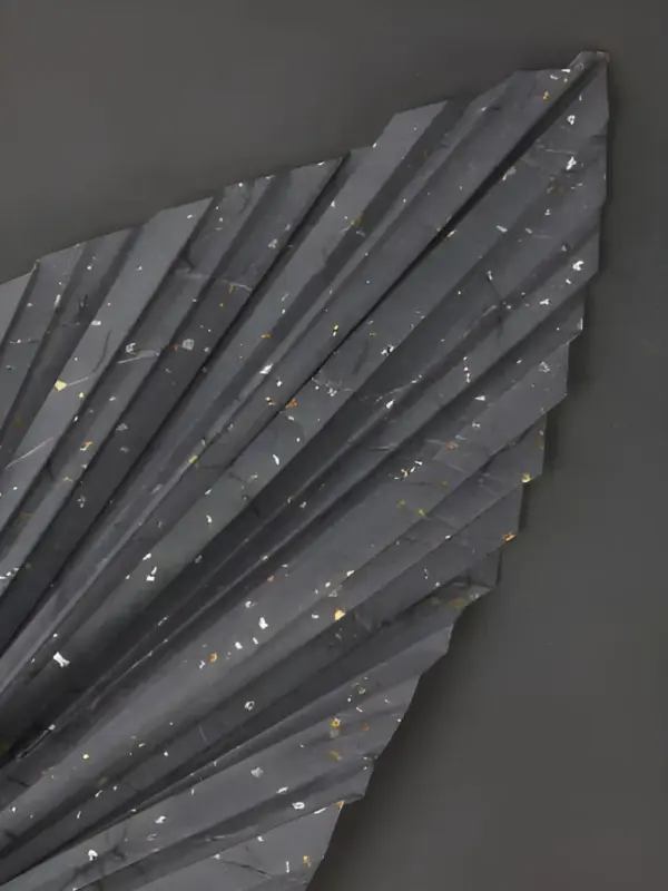 Пленка подарочная 84*70 см 5 листов серая мерцающая