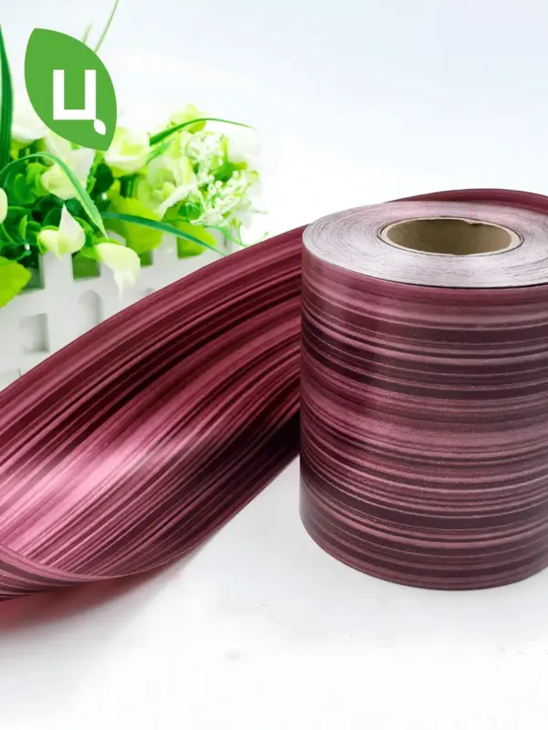 Лента флористическая аспидистра красная 10CM*50M Y25-02