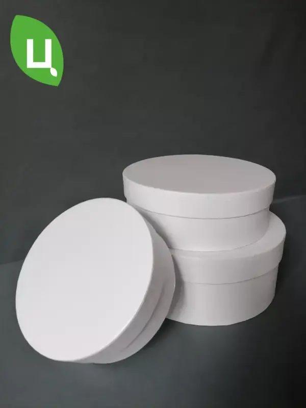 Подарочная коробка белая, набор 3 шт