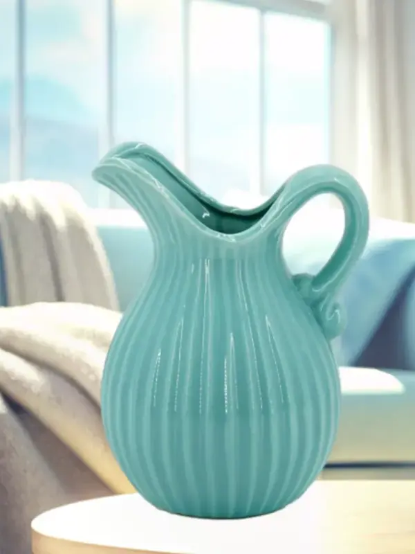 Ваза Керамическая декоративная под цветы и сухоцветы 20 см