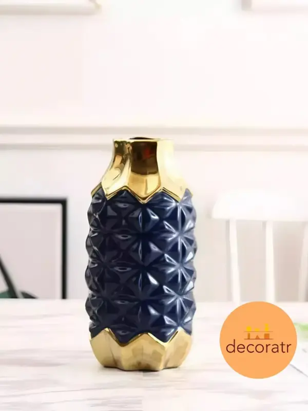 Ваза Керамическая декоративная под цветы и сухоцветы 24 см