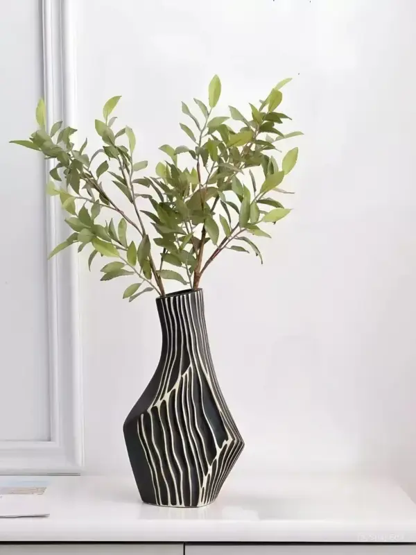 Ваза керамическая для цветов и сухоцветов 28 см