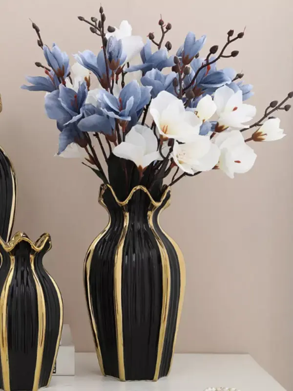 Ваза керамическая для цветов и сухоцветов 25,5 см