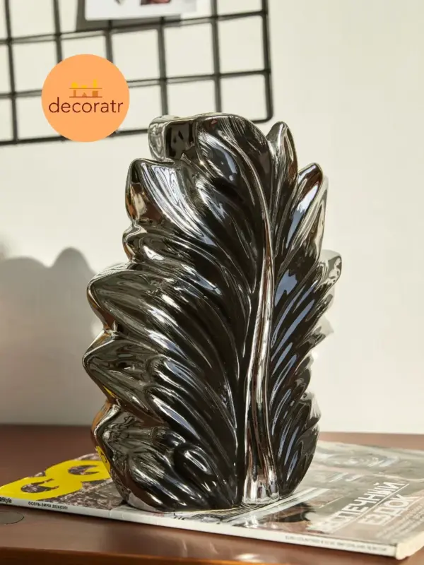 Ваза керамическая для цветов и сухоцветов 24,5 см