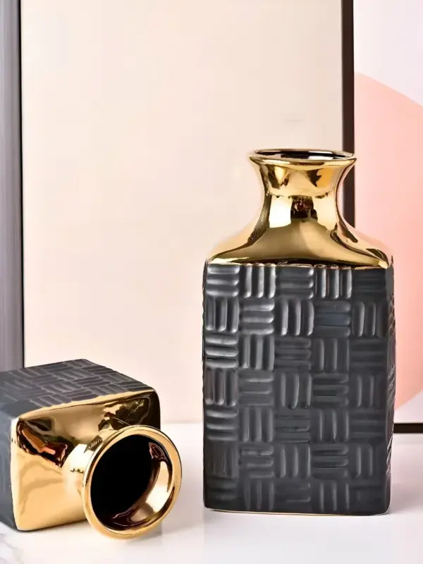 Ваза керамическая для цветов и сухоцветов 29 см