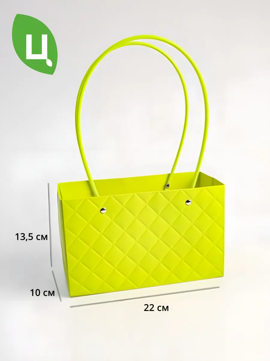 Сумка подарочная плайм пакет 22*13,5*10 см 10 шт оливк